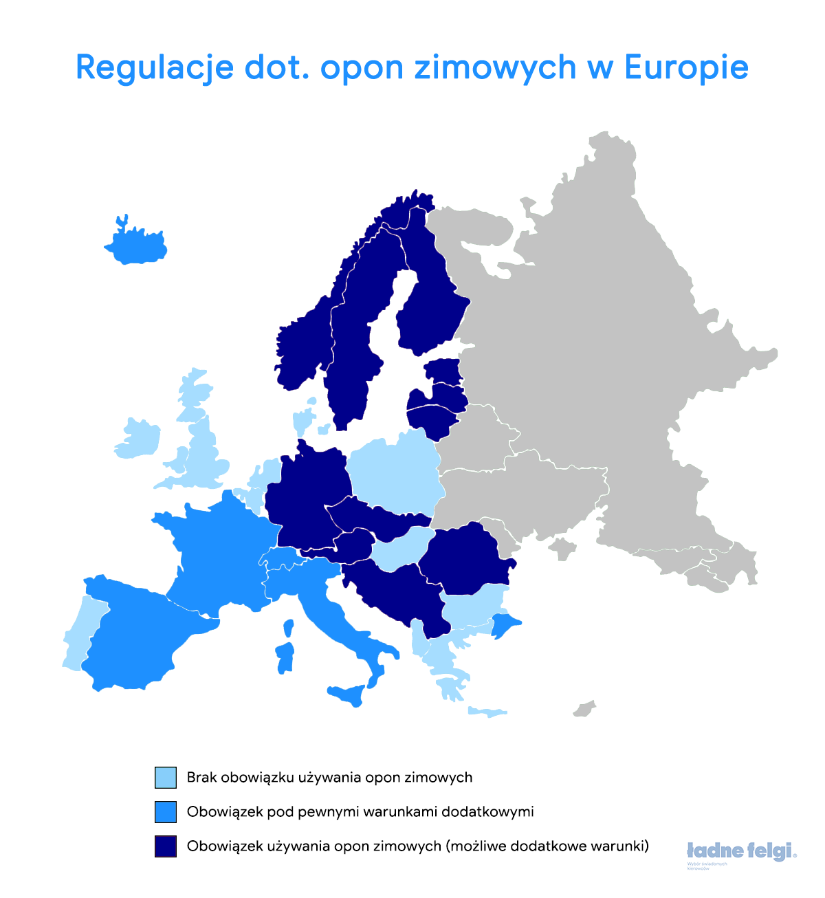 Κανονισμοί χειμερινών ελαστικών στην Ευρώπη
