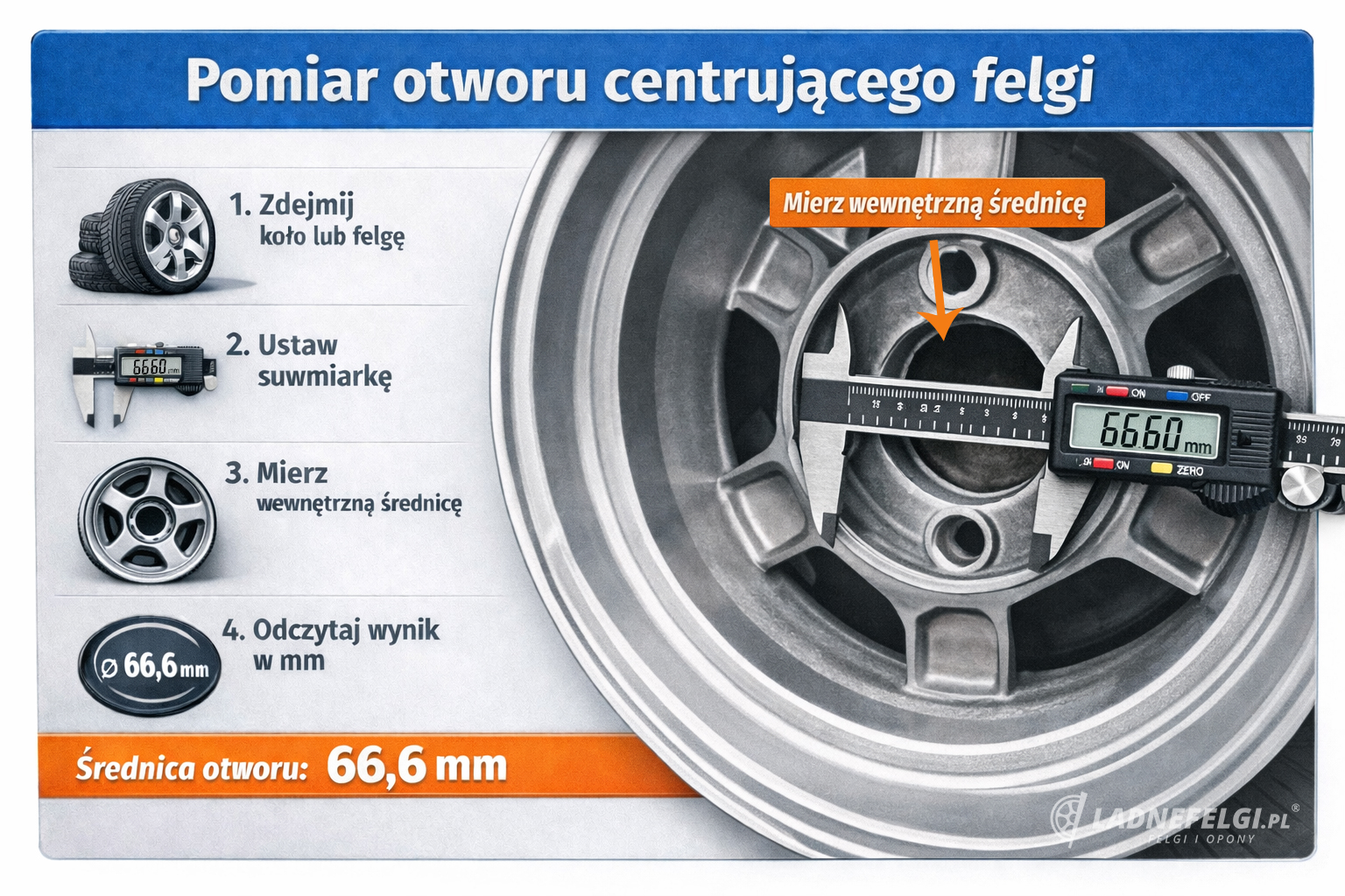 Jak wykonać pomiar otworu centrującego?