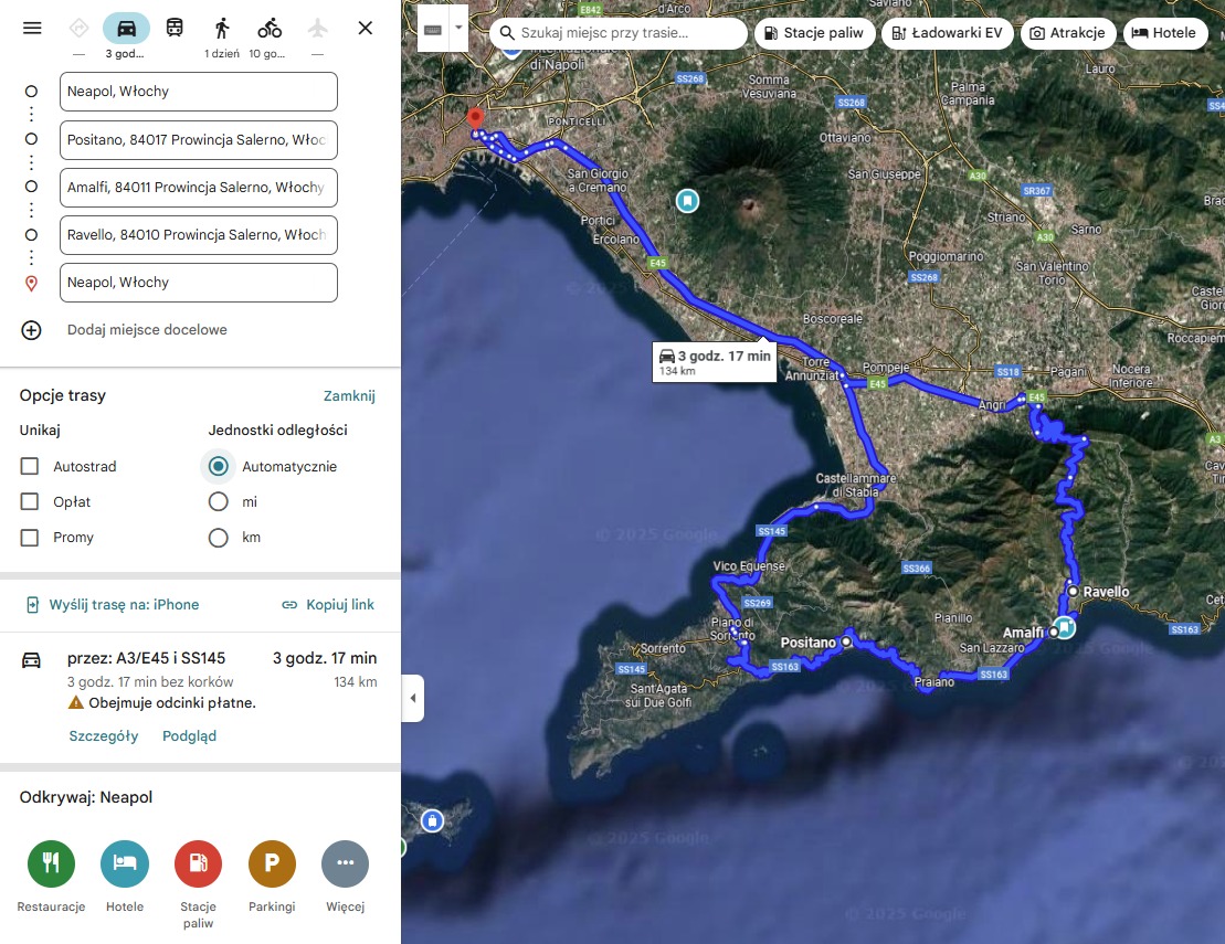 Jak wybrać najszybszą lub najkrótszą trasę w Google Maps?