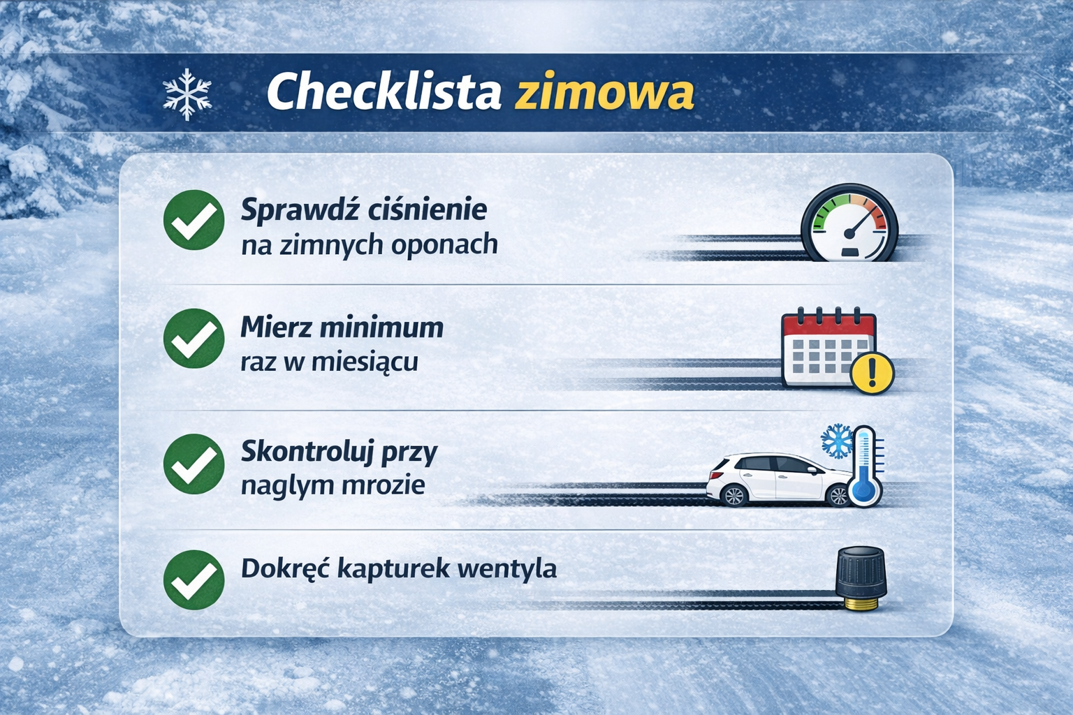 Checklista zimowa