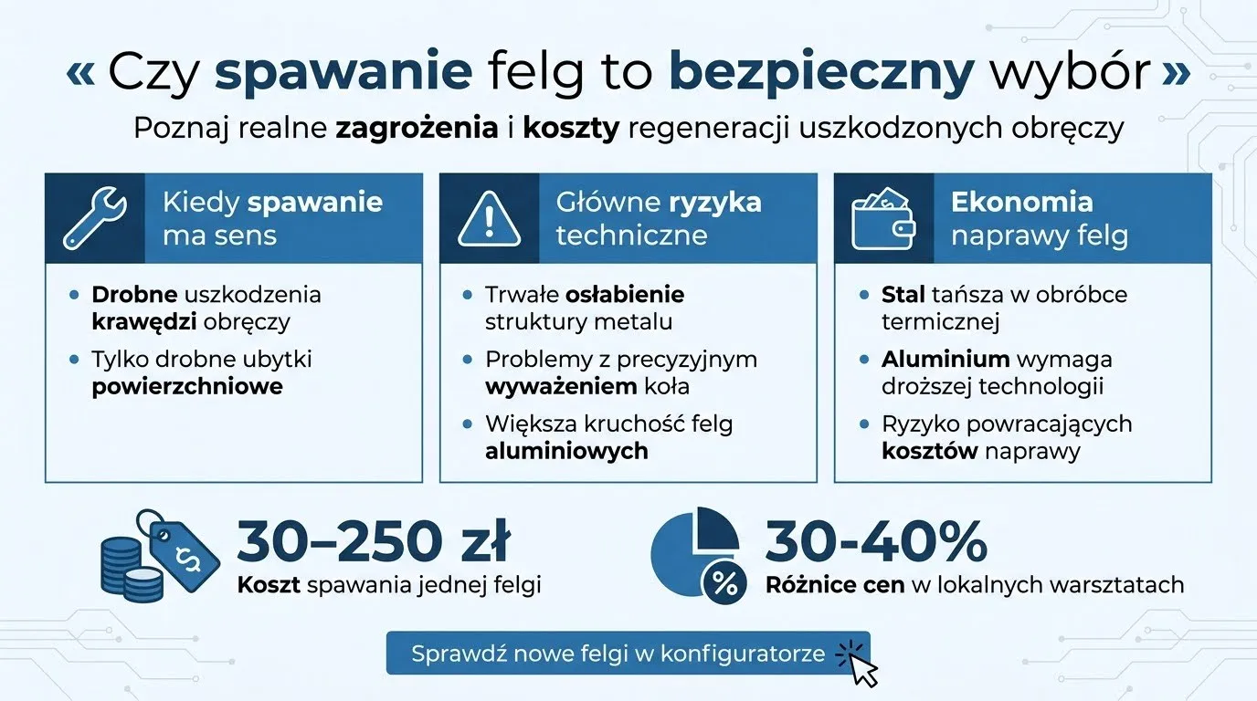 Czy spawanie felg to bezpieczny wybór?