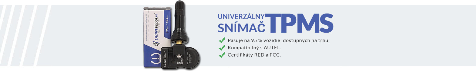 Gumový senzor TPMS - LadneFelgi.pl