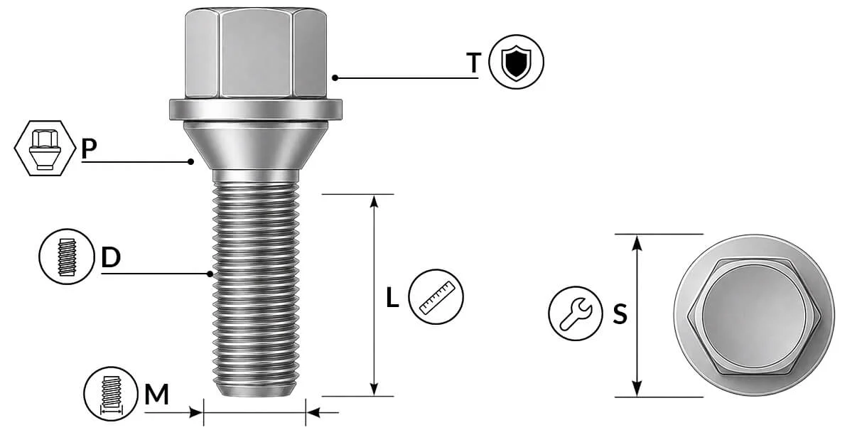 Check how to read the parameters of Bolt - LadneFelgi.pl