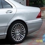 Felgi chromowane na aucie Mercedes S-Klasse zdj. 3 | LadneFelgi.pl