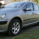 Felgi srebrne na aucie Peugeot 307 zdj. 2 | LadneFelgi.pl