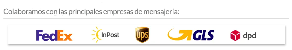 Colaboramos con empresas de mensajería internacionales | LadneFelgi.pl