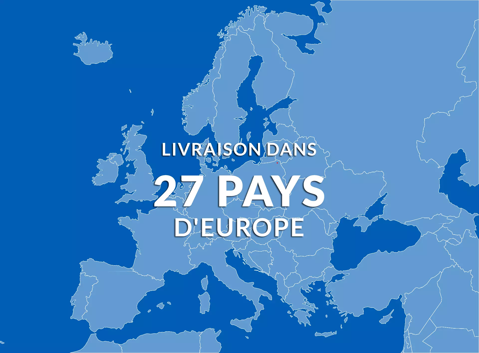 Nous livrons des jantes dans 27 pays européens