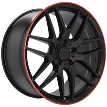 4x nové ráfky 21 mezi jiným k MERCEDES Klasa G W460 W461 W463 AMG Černá Czerwony Rant - FE115 (HE762)