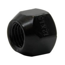 Fixing nut M14x1.5 / open / black / K19