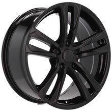 4x jante 19 5x127 inclusiv pentru JEEP Commander Grand Cherokee Wrangler negru Połysk - BK798