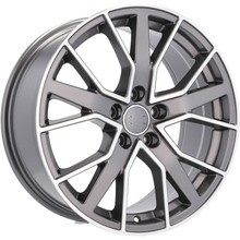 4x alu disky 19 zapadajú do AUDI A4 B6 B7 B8 B9 A6 C6 C7 C8 Q3 F3 Sportback RS Q5 8R FY - B5131 (FBX133)