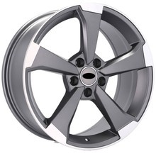 4x Rotor alu disky 18 zapadajú do AUDI A4 B7 B8 B9 A6 C6 C7 C8 C9 Allroad Q5 Sportback S4 - XE351 (IN5436)