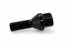 Fixing screw M12x1.25 / 28mm / cone / black / K17