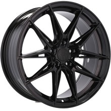 4x alu kola HAXER 19 mezi jiným k BMW 5 E34 E39 E60 E61 6 E63 E64 7 E38 E65 E66 Černá - HX036 (A5581)