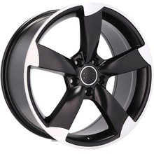 4x Felgi 18 m.in. do AUDI A3 8Y 8P 8V A4 B6 B7 B8 B9 A6 C6 C7 Q2 GA Q3 Rotor Style - BK217 (FBX341)