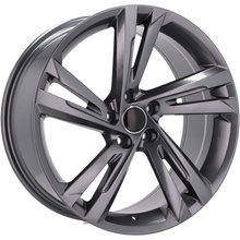 4x alu disky 18 zapadajú do VW Arteon CC Tiguan Touran T-ROC Passat Golf Mk7 Mk8 R Scirocco - A5891 (YF5682)