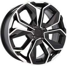 4x alu disky 17 zapadajú do RENAULT Captur Clio III IV V Grand Scenic Megane II Sandero - B5296 (XFE164)