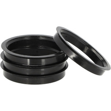 Pierścienie centrujące do felg aluminiowych 67.1 x 66 / plastikowe / czarne