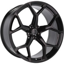 4x alu kola 22 5x112 mezi jiným k AUDI Q7 4M Q8 4M RS6 C7 S8 D4 SQ7 SQ8 Černá Półmatný - I5598 (FBX112)