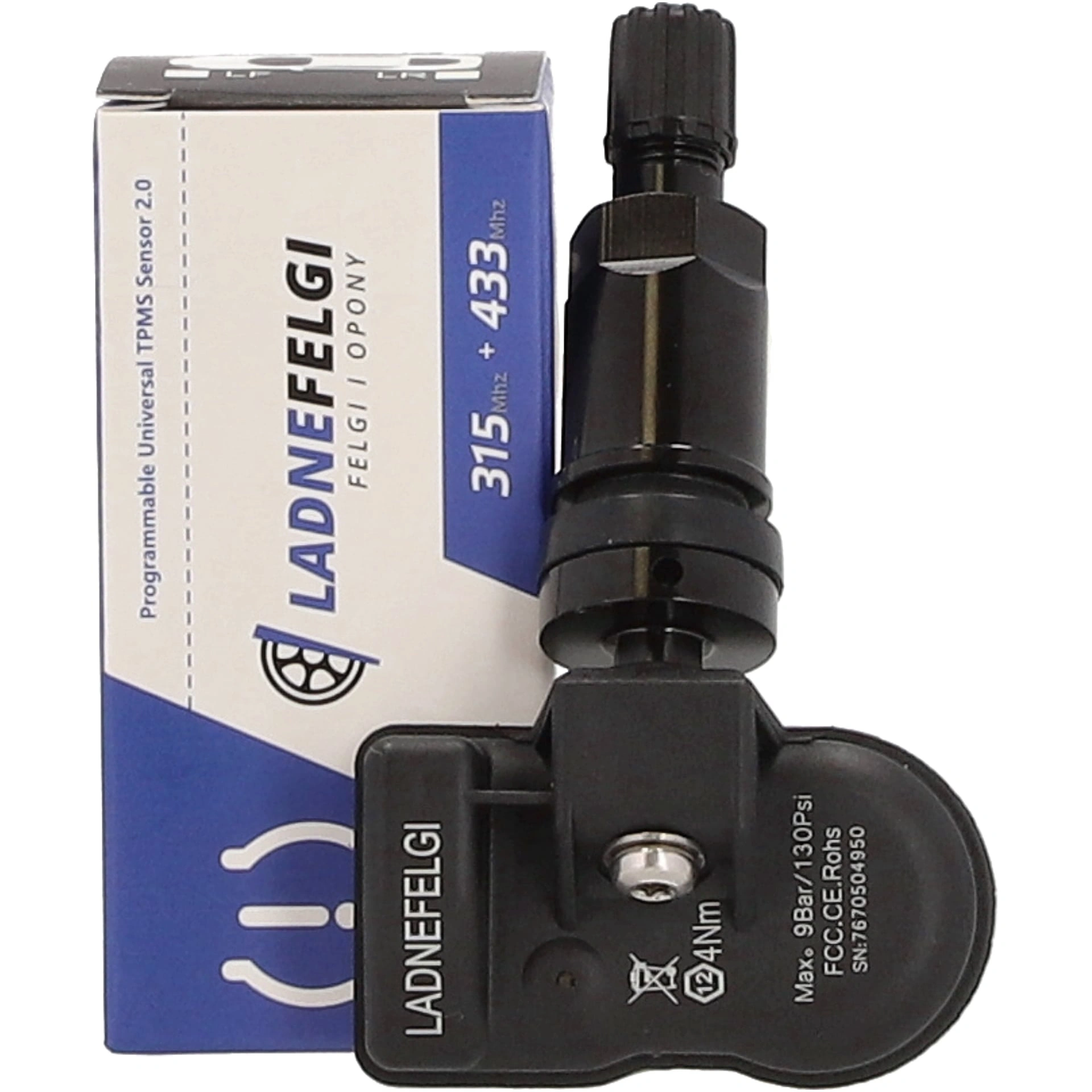 4 sensori di pressione pneumatici TPMS a valvola in metallo