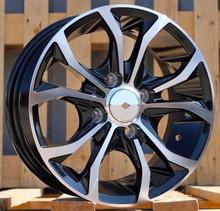 4x new wheels 13" 4x100 for OPEL RENAULT polished - LU250