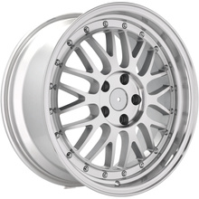 4x Ζάντες 17 μεταξύ άλλων σε BMW 3 E46 E90 E92 5 E60 E61 Polerowany Rant Styl BBS Le Mans - A1025