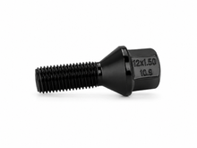 Fixing screw M12x1.5 / 28mm / cone / black / K17